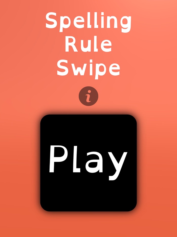 Spelling Rule Swipe