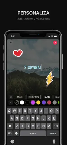Screenshot 3 Storybeat - Stories con música iphone