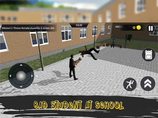 Bad Student At School, game for IOS