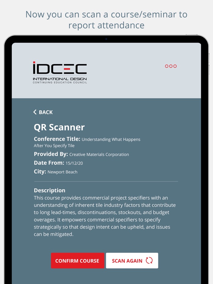 IDCEC Mobile Attendance App