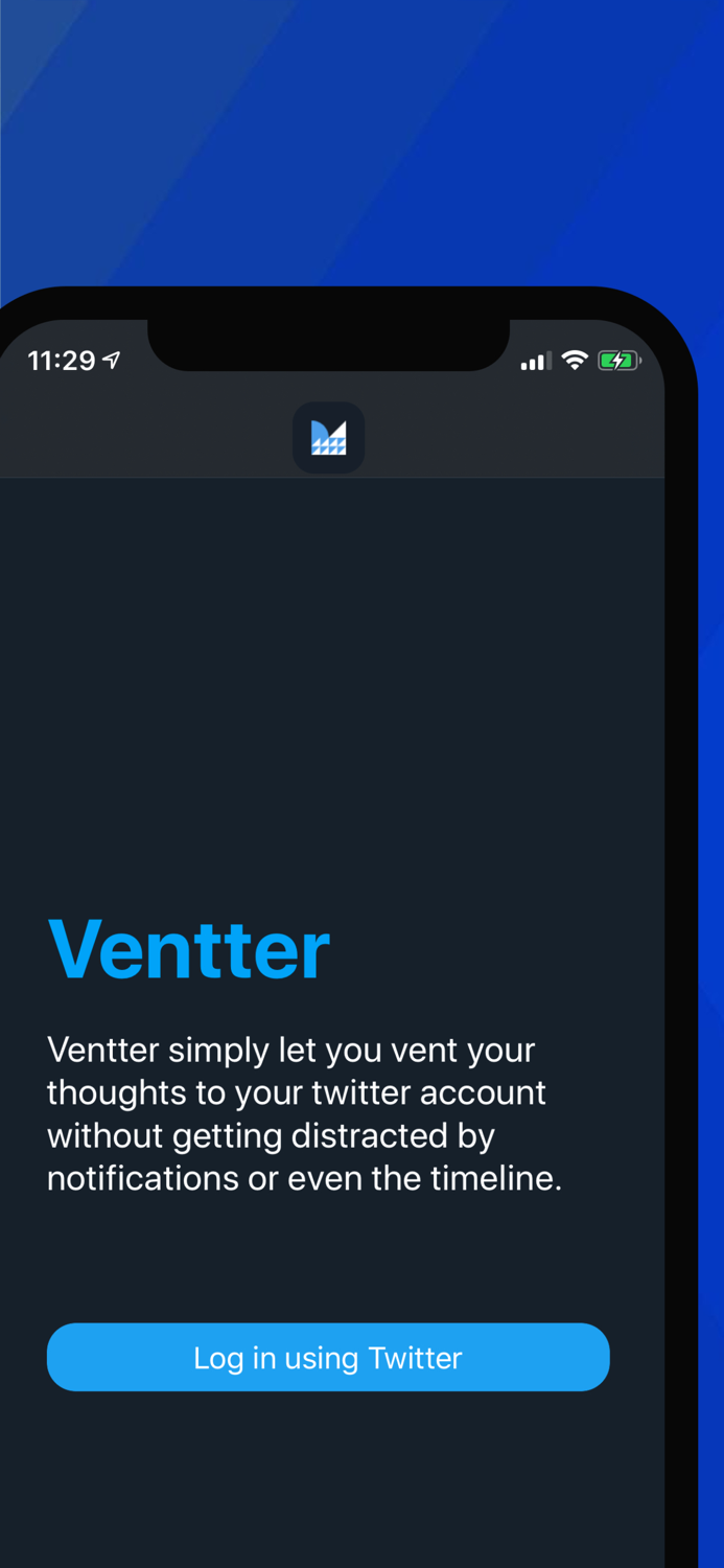 Ventter - Vent on Twitter