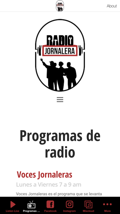 Radio Jornalera screenshot 2