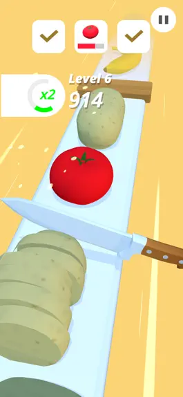 Game screenshot Perfect Slice – Chop Vegetable mod apk