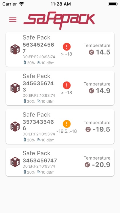 BIOCARD SAFEPACK