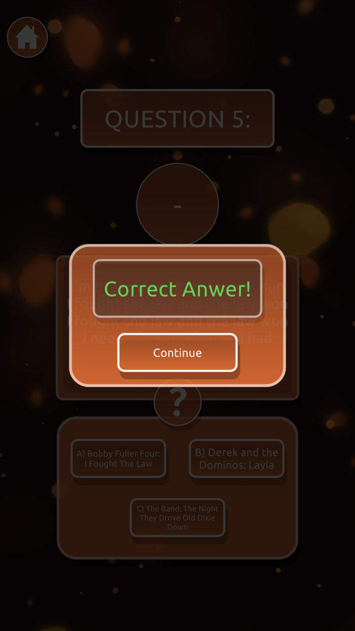 Guess The Song Lyric Quiz