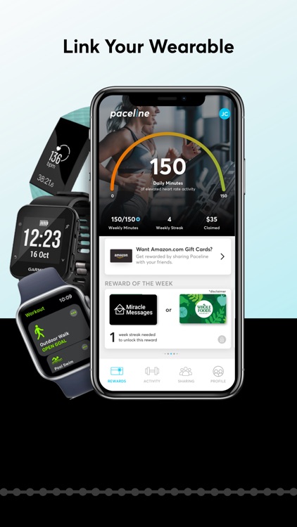 Paceline: Rewards for Exercise
