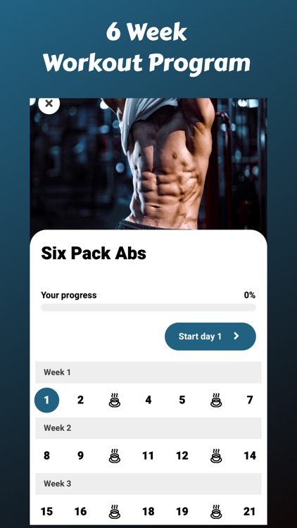 2 weeks 6 pack abs online challenge