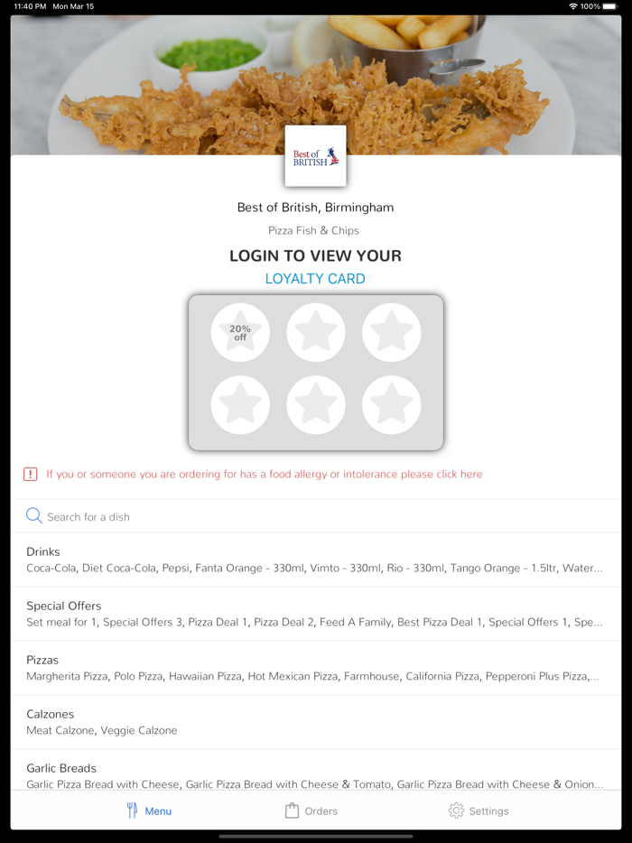 Best Of British, Birmingham