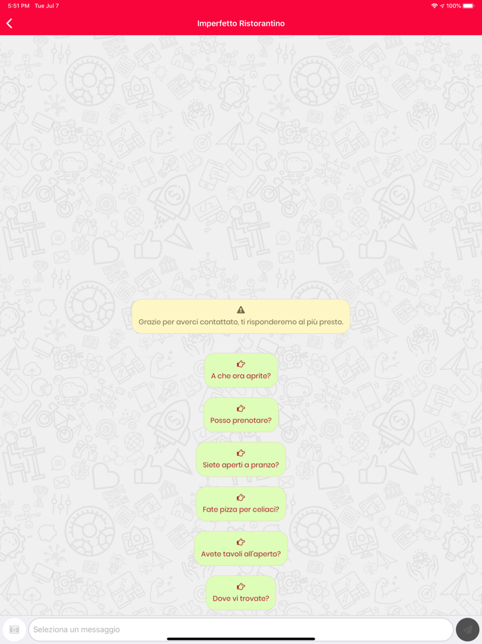 Imperfetto Ristorantino