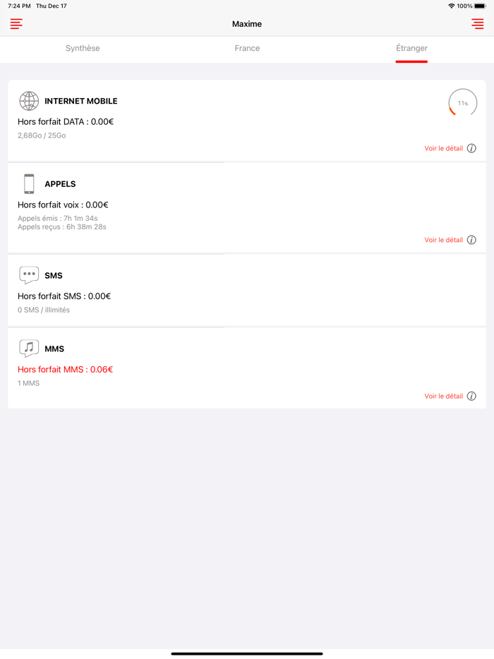 Mon compte pour Free-Mobile