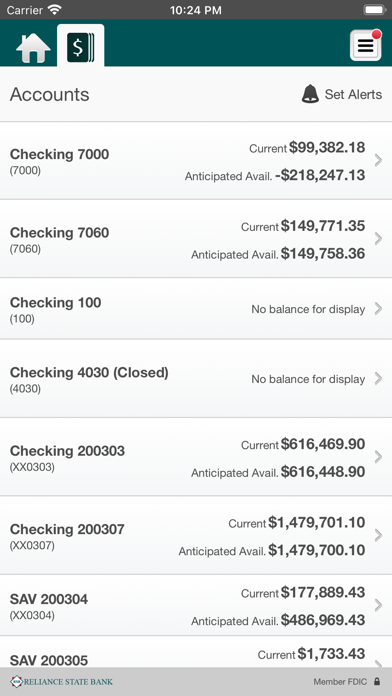 How to cancel & delete Reliance State Bank Business from iphone & ipad 4