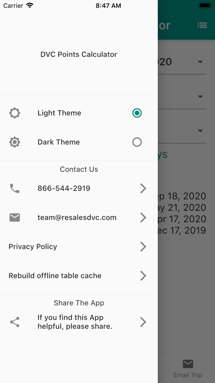 DVC Points Calculator screenshot-3