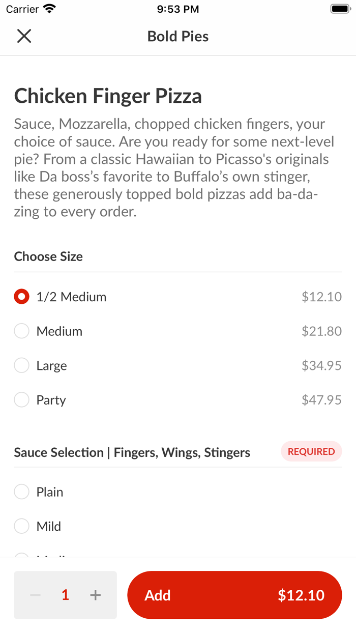 Picassos Pizza To Go