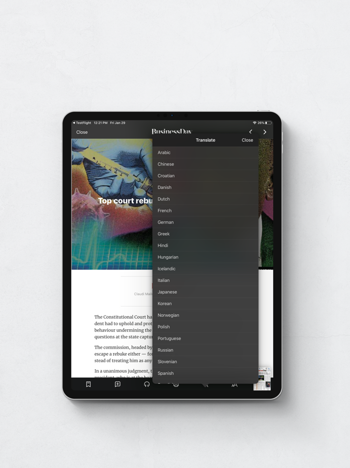 Business Day E-Edition