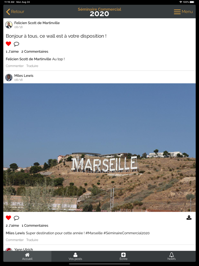 Séminaire Commercial 2020