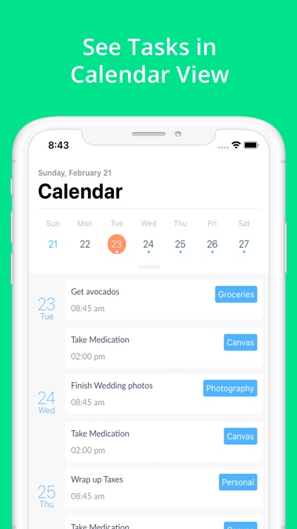 Canvas List