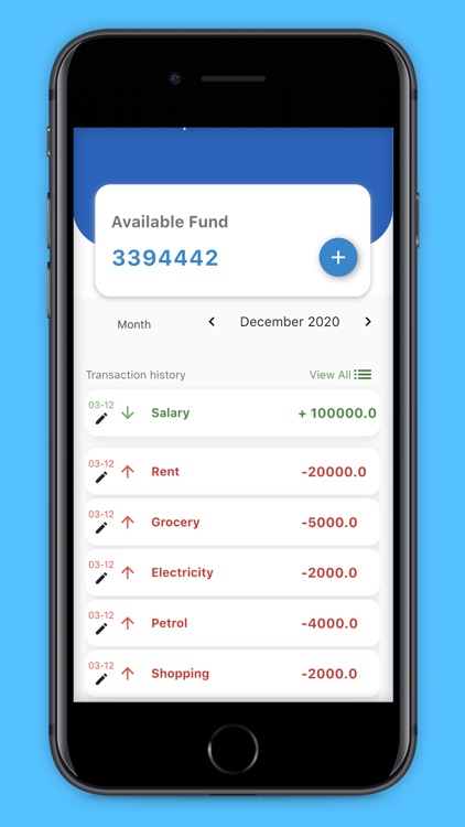 Expense Tracker : Manage Fund