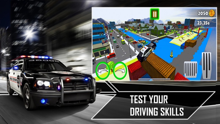 Police Car Stunts: Mega Ramp screenshot-7