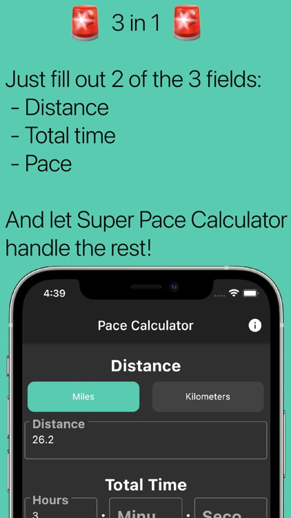 Super Pace Calculator