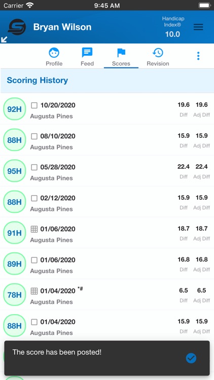 SwingTrac Handicap screenshot-5