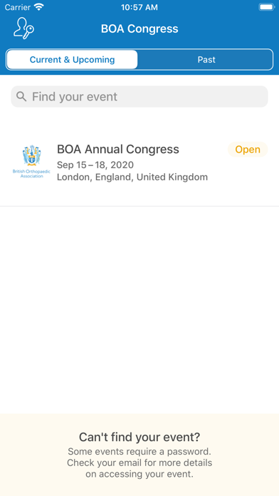 BOA Annual Congress App screenshot 2