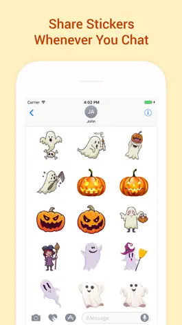 Game screenshot Animated Halloween Stickers! apk