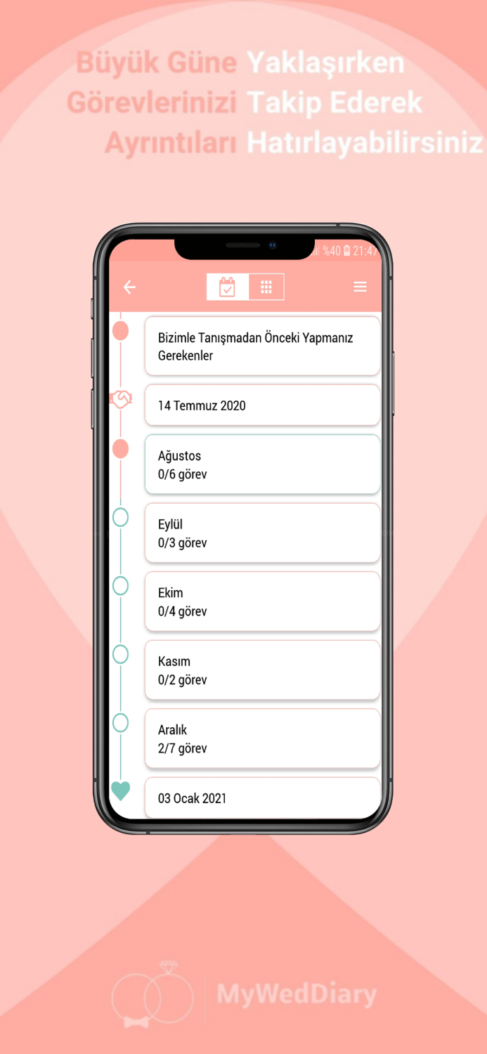 MyWedDiary -Düğün Planlayıcısı