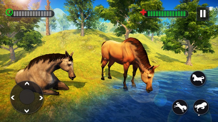 Horse Family Animal Simulation 3D - Jogo Gratuito Online