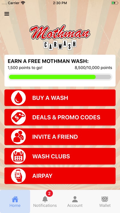 Mothman Car Wash