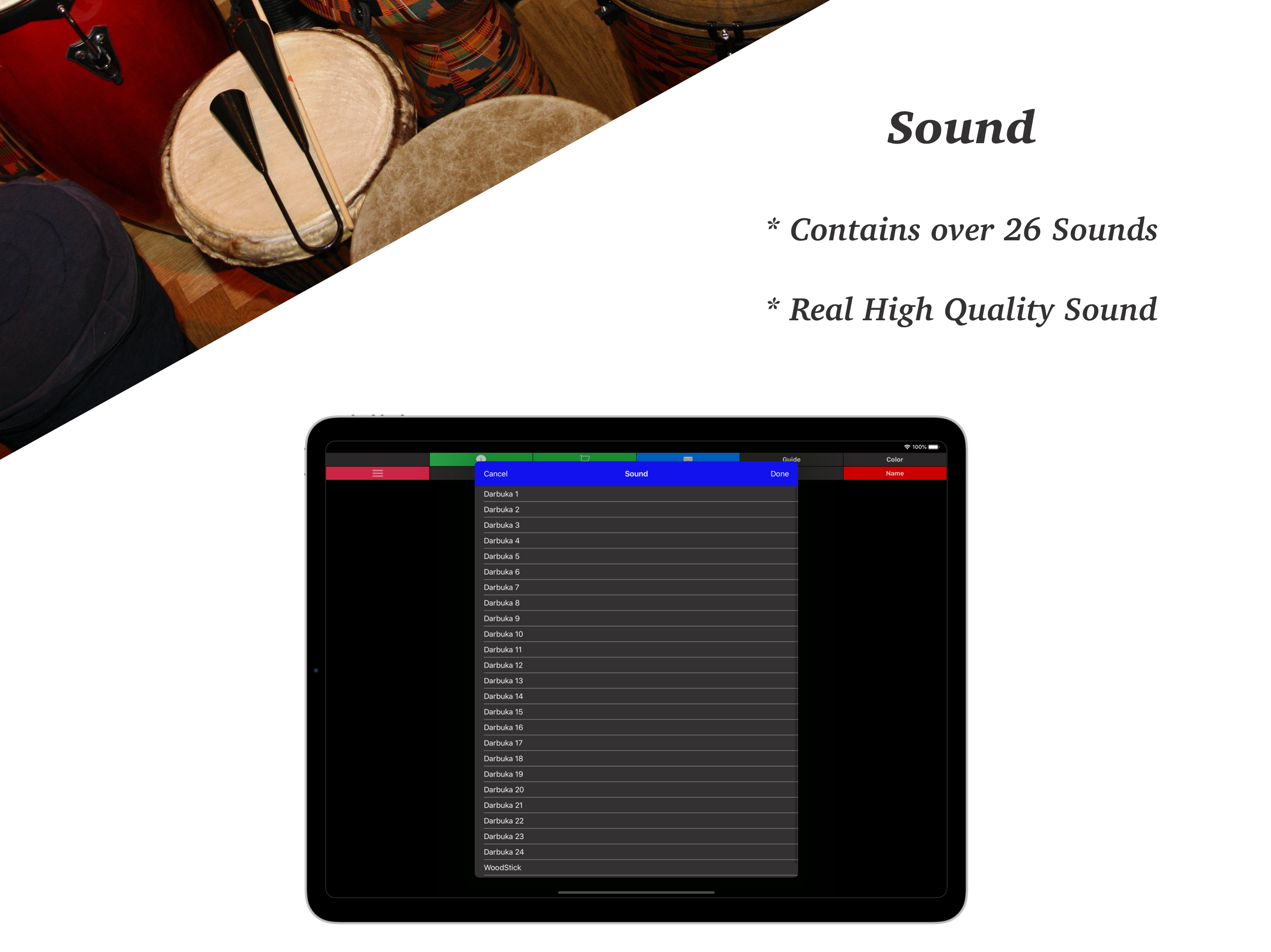 https://is3-ssl.mzstatic.com/image/thumb/PurpleSource114/v4/e6/09/88/e60988c1-9e66-3feb-699a-228a4bf8f01e/37380854-bd85-414f-9677-2705848ecf6a_iPad_12.9.4__U0028iPad3_U0029_Darbuka.jpg/2732x2048bb.png