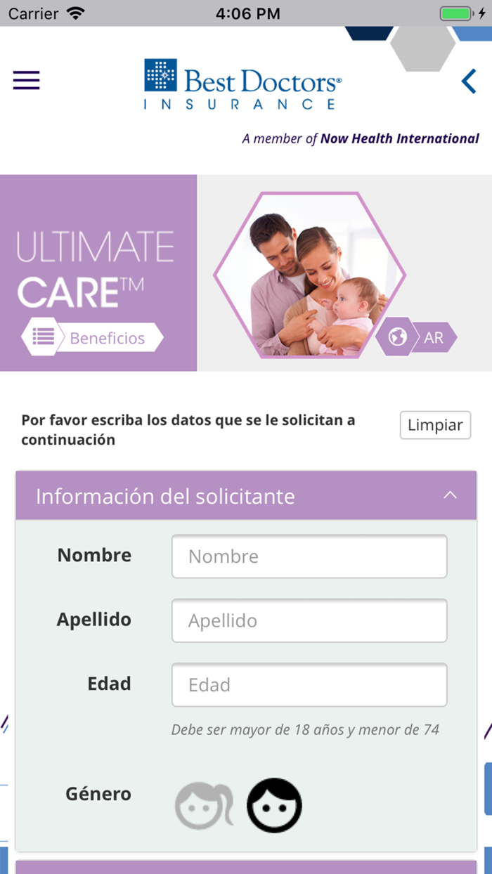 Best Doctors Ins. Cotizador