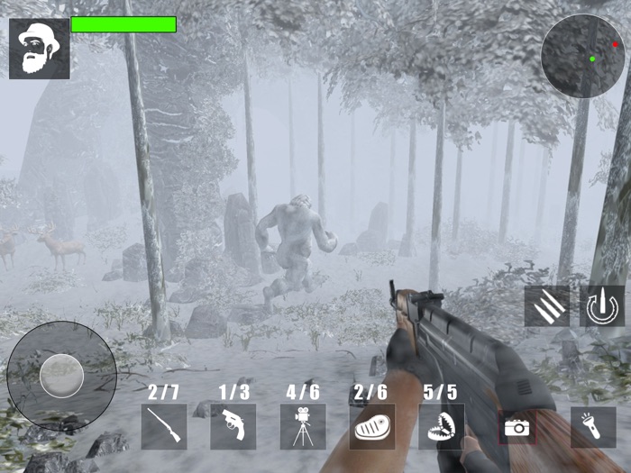 Йети Монстр Лесная Охота