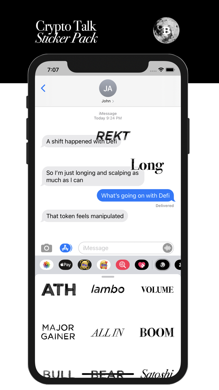 Crypto Talk Stickers