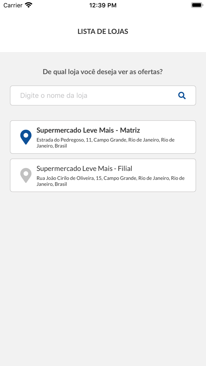 Supermercado Leve Mais
