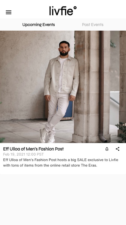 Livfie - livestream shopping