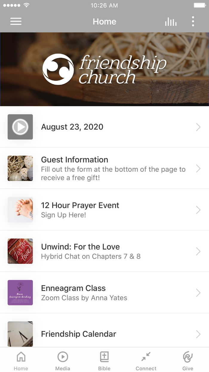 Friendship Church App