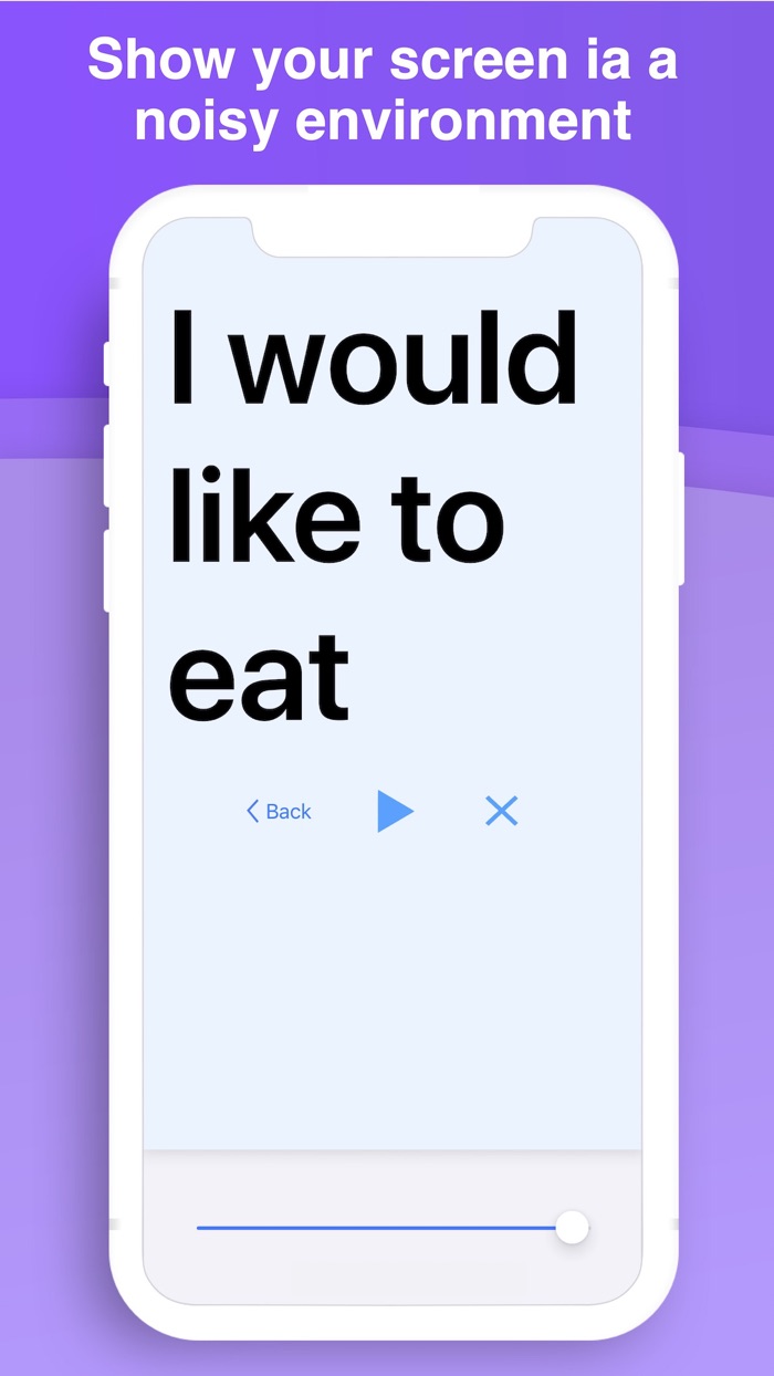 Type and speak Text-based AAC