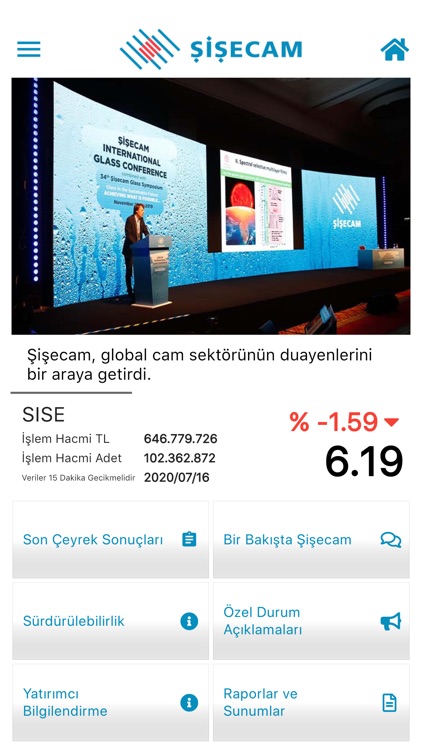 Şişecam IR