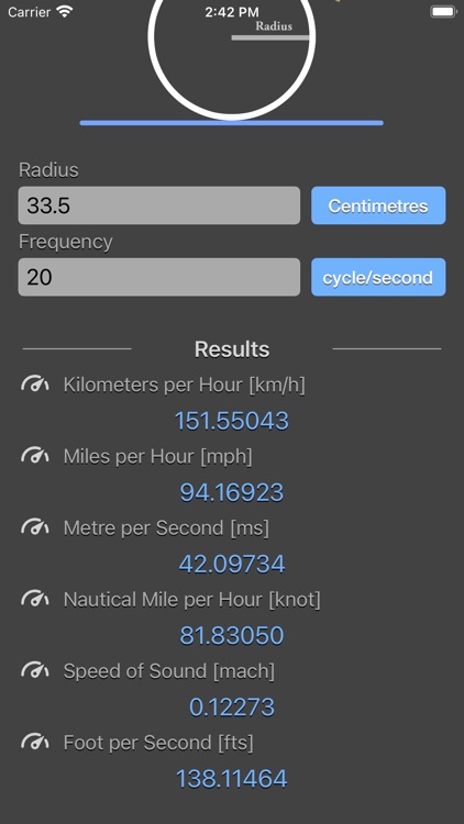 Circular Motion Calculator screenshot-5