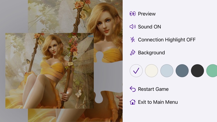 Jigsaw Puzzles Mysterious Girl screenshot-7