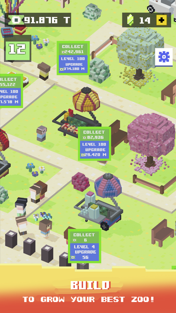 Blocky Zoo Tycoon - Idle Game