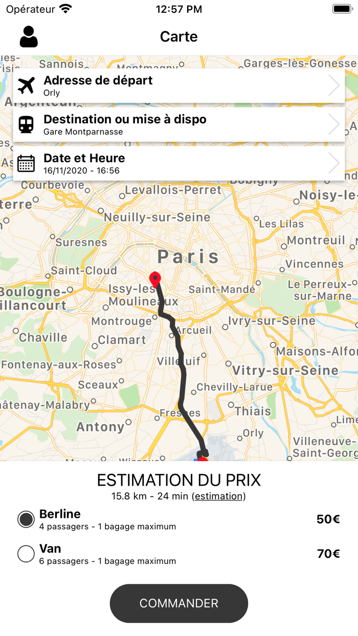 TIMA Chauffeurs privés