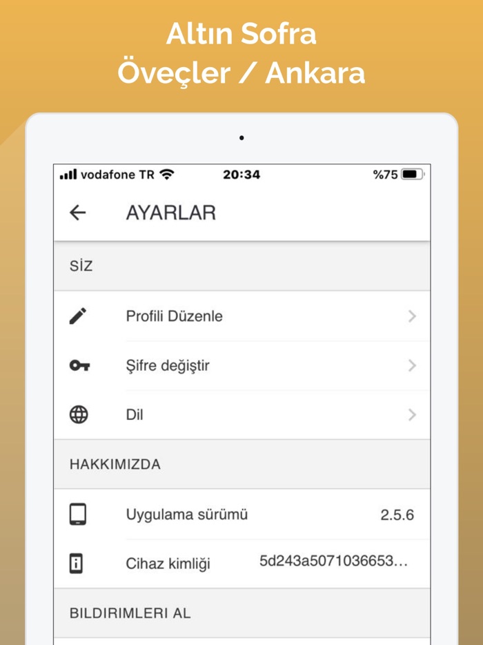 Altın Sofra - Öveçler