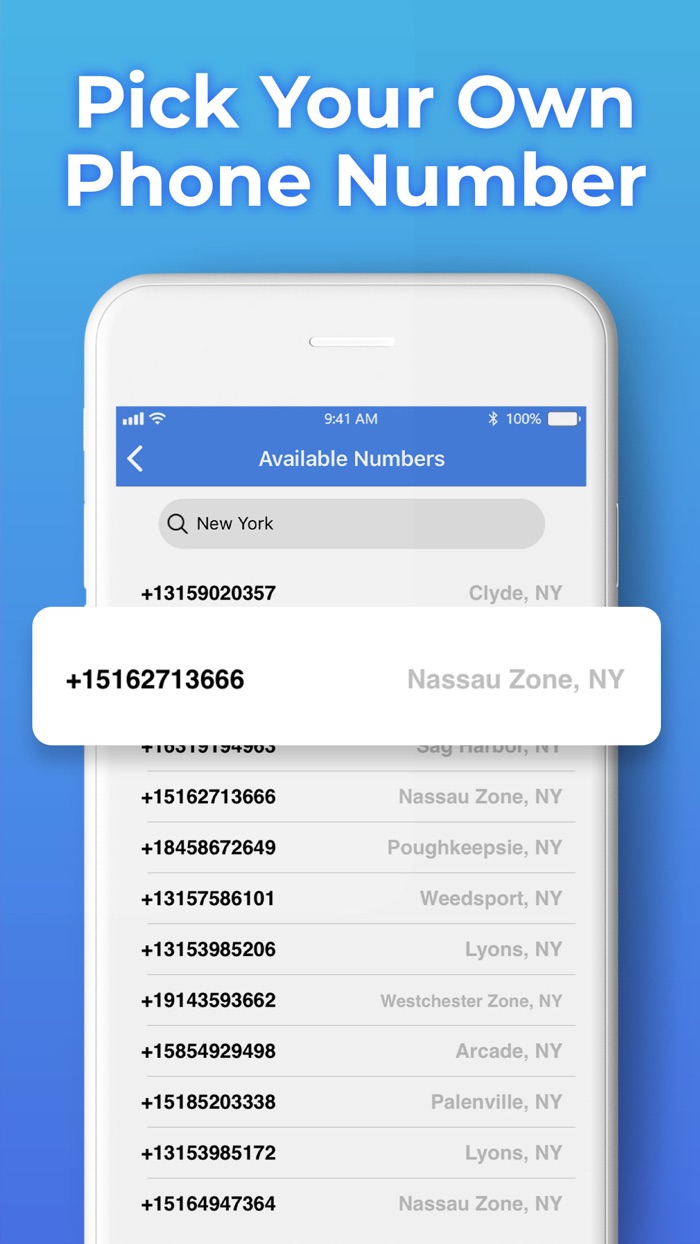 2nd Second Phone Number