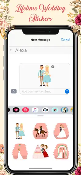 Game screenshot Lifetime Wedding Stickers hack