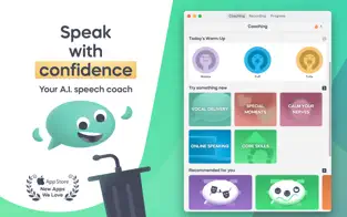 Captura de Pantalla 1 Speeko - Public Speaking Coach iphone