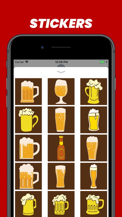 Craft beer stickers & emoji
