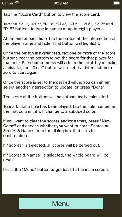 AC - Mini Golf Score Card screenshot-3