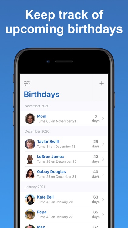 Birthday Reminder & Countdown screenshot-0