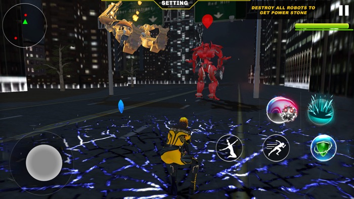 Superhero War Robots Transform